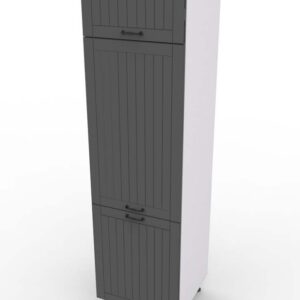 Встраиваемый холодильник кухонная мебель студия мебели lora_zl6 серый