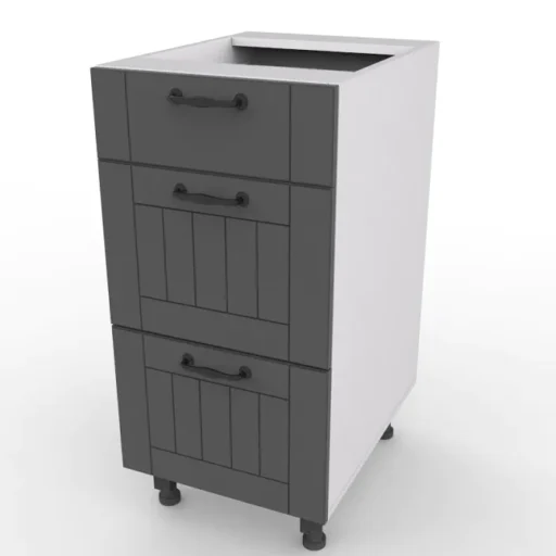 LOR DS 4/3 sahtliboks kolme sahtliga vaikselt sulguv 40 cm - Image 6