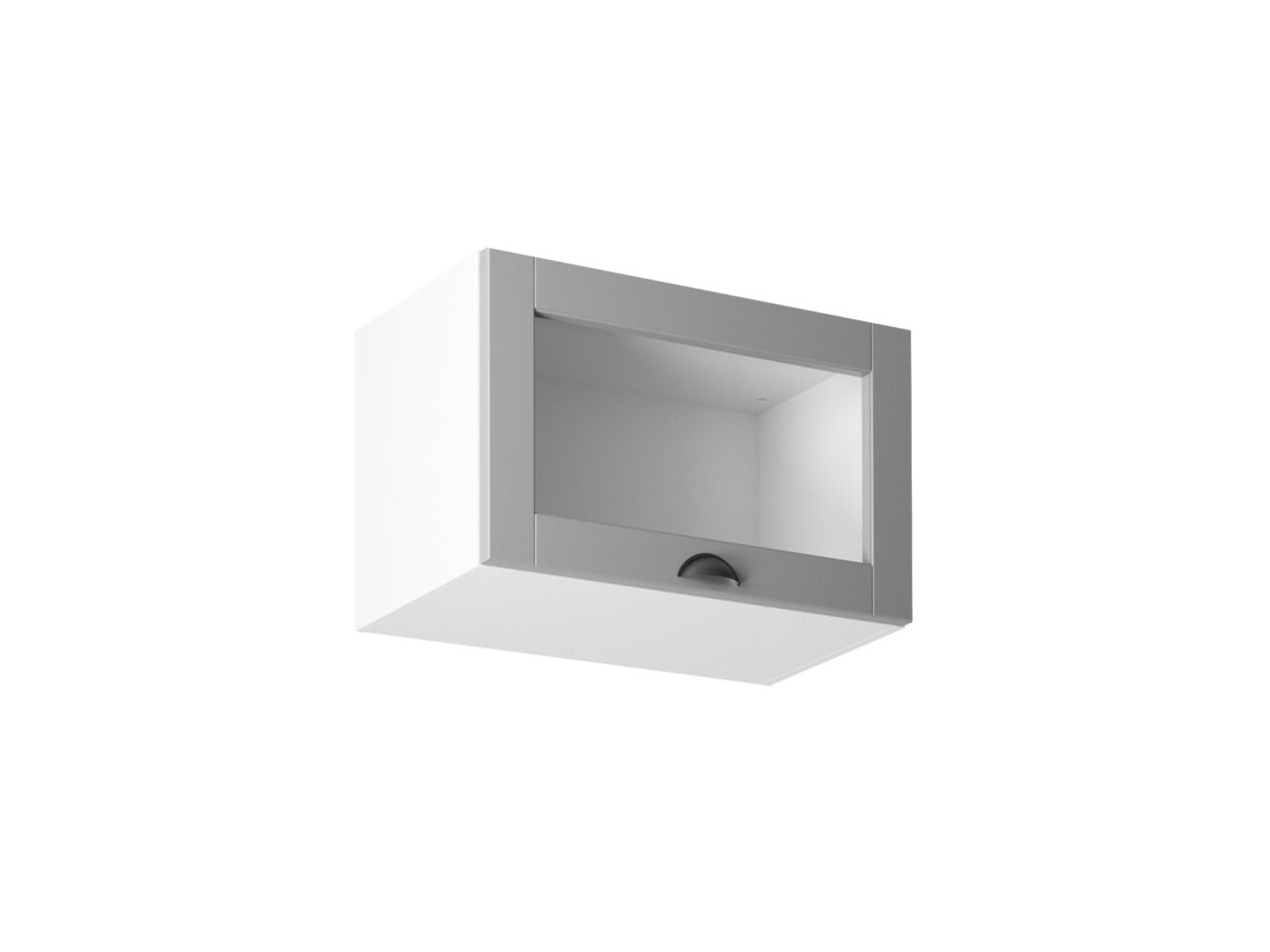 Lin G60KSN ülemine madalam klaaskapp 60cm